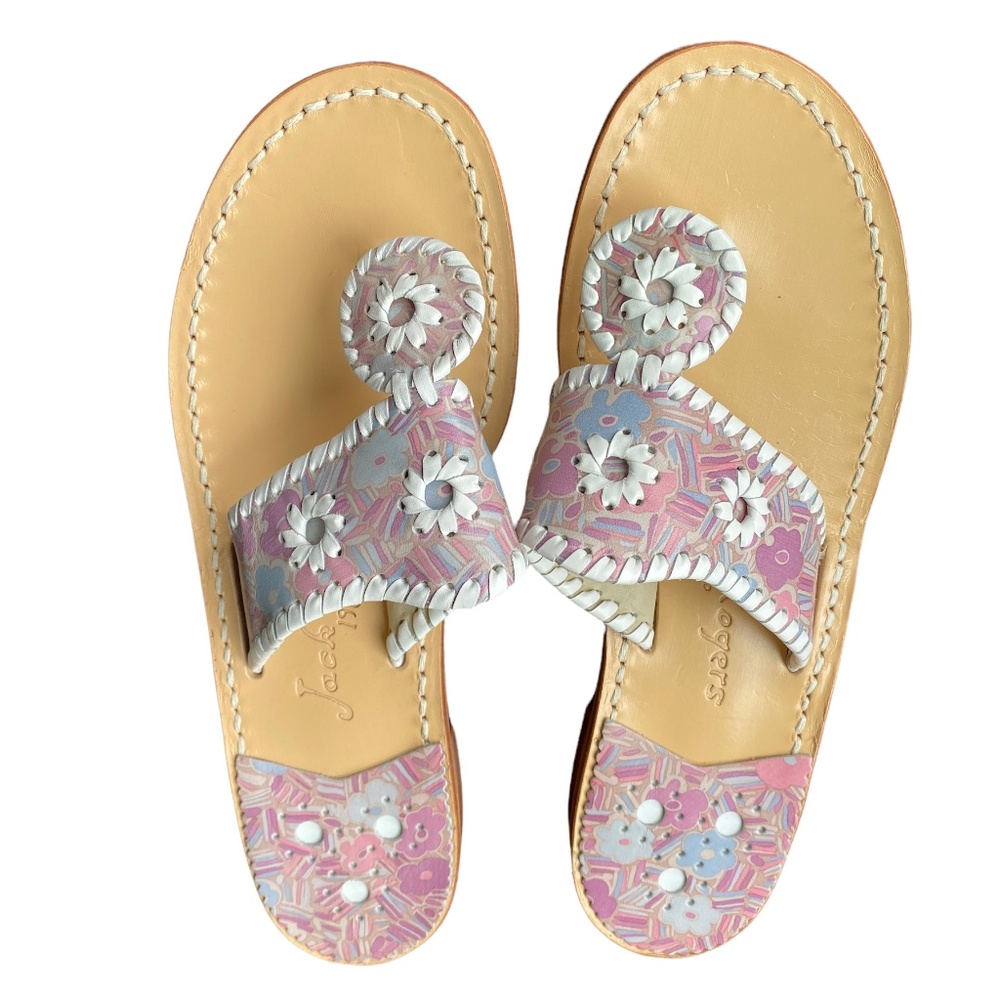 New-ish Classic Jack Rogers Sandals - Summer pastels